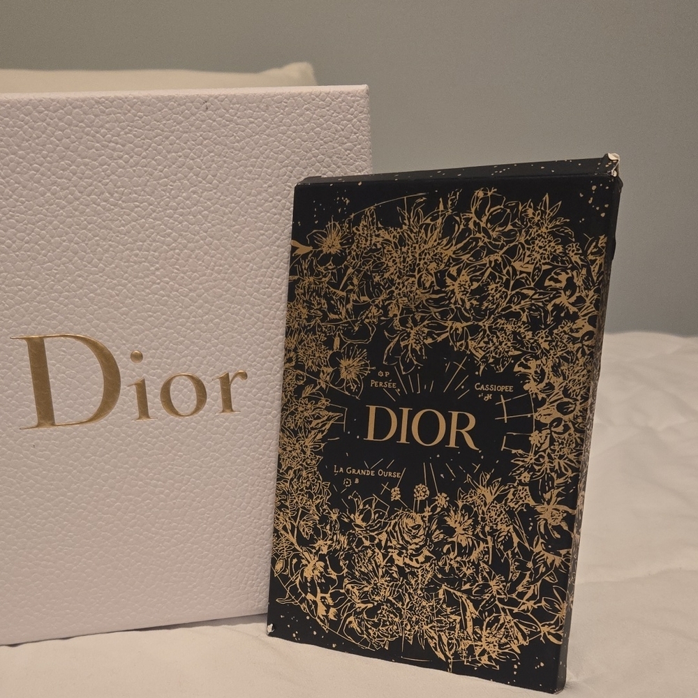 Dior Black and Gold Floral Notebook